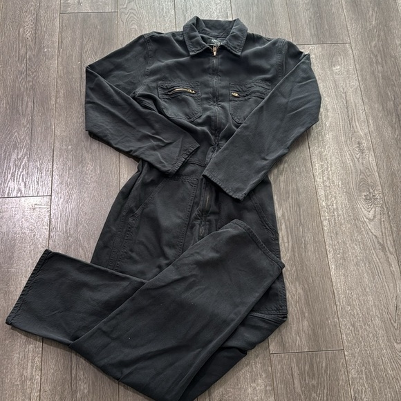 MOTHER The Specialist Jumpsuit Ankle In Black S - Picture 6 of 10